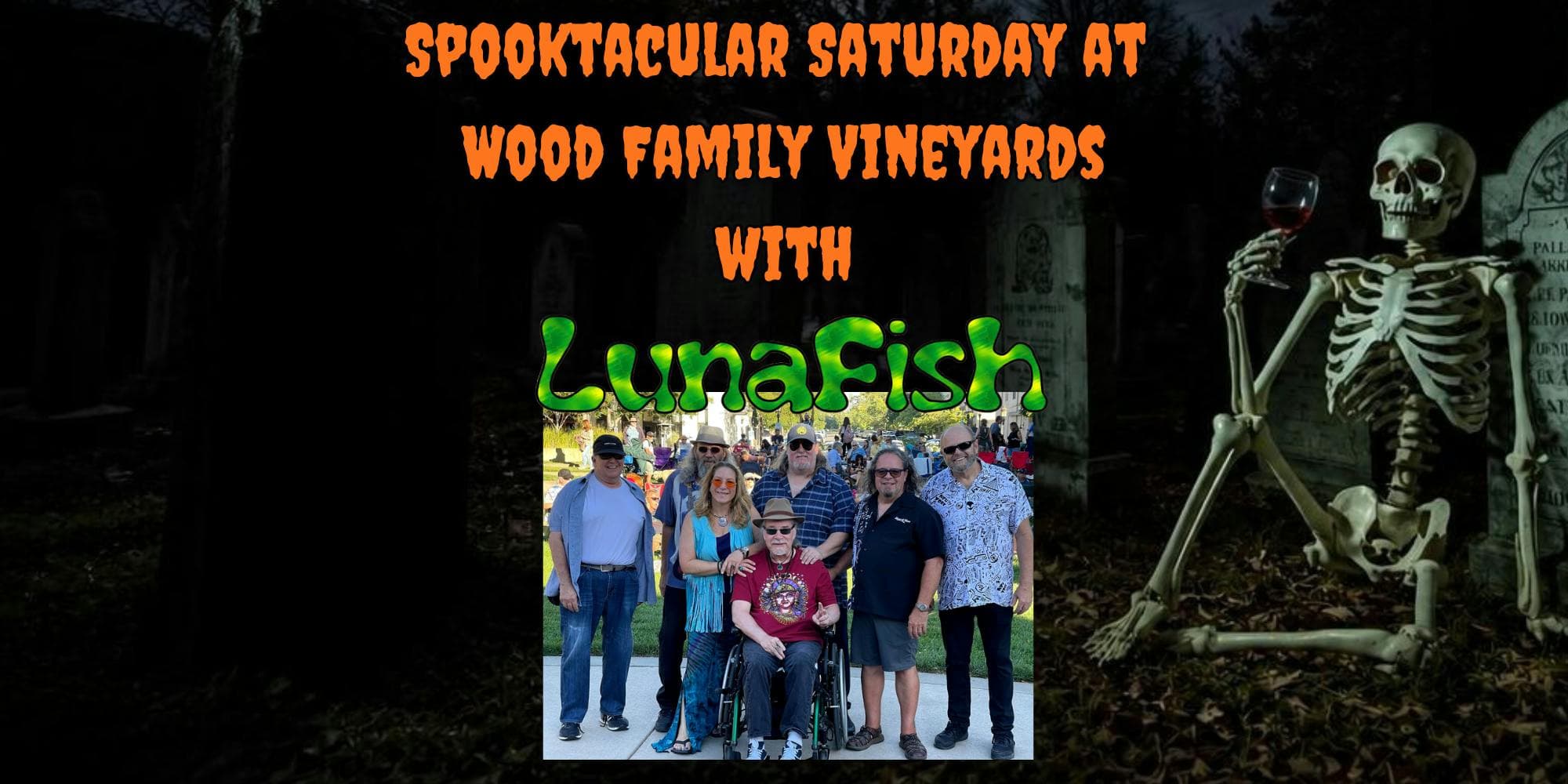 Spooktacular Saturday: Halloween night at Wood Family Vineyards