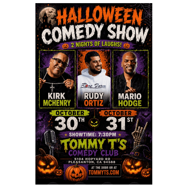 Spooktacular Hysterical: Halloween comedy at Tommy T's